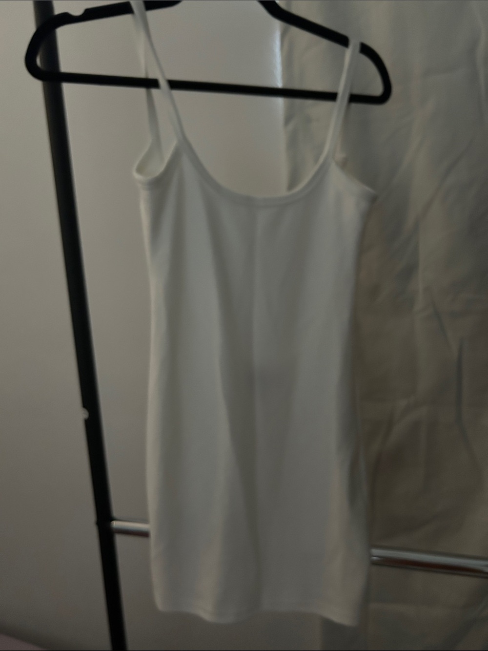 Edikted White Backless Slip Dress